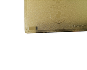 l'or en métal de panneau de signature de Code QR de carte de l'adhésion VIP de 0.8mm s'est givré