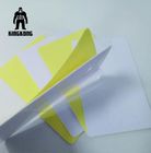 Le plastique imprimable simple de cartes de visite professionnelle de visite de PVC d'autocollant carde le blanc adhésif avec la couche