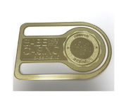 Métal Placemats d'or/argent et caboteurs avec le matériel d'aluminium de logo de laser