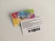 PVC coloré de cartes de visite professionnelle de visite en métal de carte d'adhésion de proximité de RFID matériel
