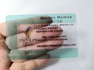 cartes de membre d'affaires d'espace libre de PVC de 85.6x54x0.5mm avec le tirage en couleurs