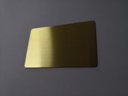 L'or a balayé la petite carte d'adhésion en métal de Chip Slot 0.8mm