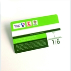 CR80 hôtel adapté aux besoins du client Ving Card Matte de PVC Chip Card Preprinted Salto Onity RFID