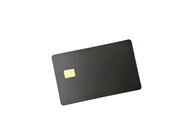 Logo noir mat d'OEM de carte de crédit en métal de CR80 IC NFC RFID