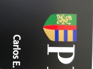 Coutume Logo Color Print de la carte nominative 1.2mm de Matt Black Metal Stainless Steel