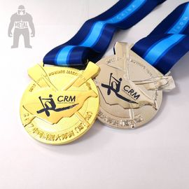 Couleur de Rose d'argent d'or de finition plaquée par médailles de basket-ball d'enfants de sports disponible