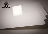Cartes de visite professionnelle de visite claires blanches simples de PVC Cr80 imprimable 30 mil 85.6x54x0.76mm