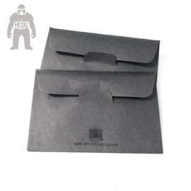 La couleur noire rigide du porte-cartes d'enveloppe de Noël 90x60mm a imprimé le papier 120gsm