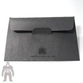 La couleur noire rigide du porte-cartes d'enveloppe de Noël 90x60mm a imprimé le papier 120gsm