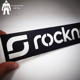 Ajustez le Silkscreen gravé de plats de label en métal imprimant le logo épais d'OEM de 0,8/1mm