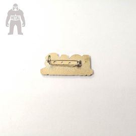 les plats durs de label en métal du drapeau 3D, militaires marquent des insignes de Pin du football