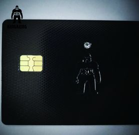 Marqueterie en cristal de diamant imprimée par coutume de cartes d'adhésion de Rfid par la puce D.C.A. Swarovski de contact