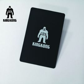 Silicium spécial noir mat plat professionnel Goodfeeling de cartes de visite professionnelle de visite en métal