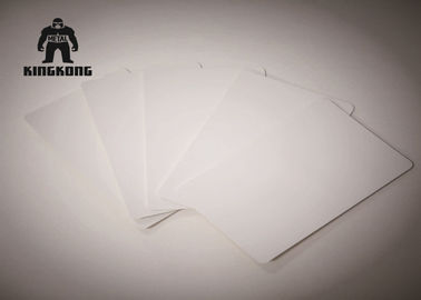Blanc blanc simple thermique 30 cartes en plastique d'identification de mil pour imprimer Cr80 85.6x54x0.76mm