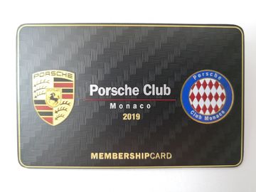 Cartes de visite professionnelle de visite noires en métal avec le panneau de signature UV brillant d'écriture d'impression