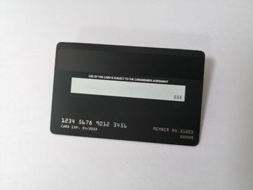 Cartes de visite professionnelle de visite noires en métal avec le panneau de signature UV brillant d'écriture d'impression