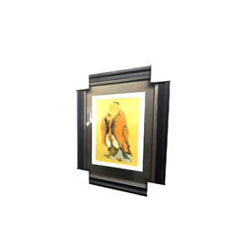 L'or carré de décor vue l'art de mur pour la chambre à coucher contemporain de 500 x de 700mm