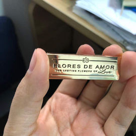 Taille adaptée aux besoins du client auto-adhésive de plaques d'identification en métal d'autocollant de trou de plaque signalétique d'industrie