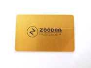 Cartes de PVC imprimées par coutume d'Eco avec la signature métallique de numéro de série de finition d'or de Silkscreen