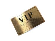 Carte balayée par cuivre antique de luxe en métal d'Access prioritaire de la finition VIP