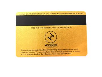 La carte d'adhésion standard de PVC de la fidélité CR80 avec sérigraphient l'impression