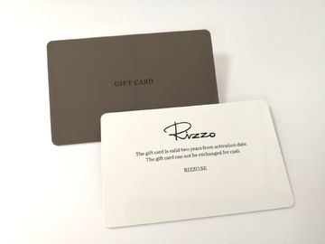 les cartes de visite professionnelle de visite de PVC de 85.5x54x0.76mm, 4C/4C ont givré la carte grise d'identification d'adhésion de RFID