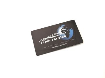 Cartes de visite professionnelle de visite découpées avec des matrices par moule adaptées aux besoins du client de PVC avec la forme irrégulière polychrome de l'impression 85x45mm