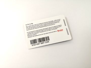 Le PVC en plastique de coutume de sublimation carde le coin rond préimprimé par code de Qr de code barres