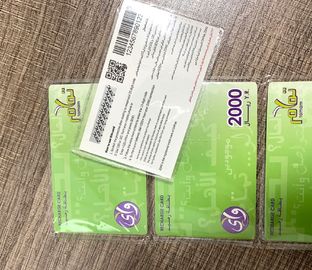 Lustre d'impression de carte d'éraflure de billet de loterie/stratification de papier faits sur commande de Matt