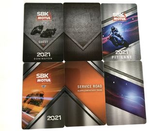 Escomptez les cartes de visite professionnelle de visite de PVC/la carte blanches membre du luxe RFID VIP