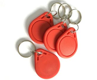 Les ABS de carte en métal RFID de système de contrôle d'accès imperméabilisent la clé Keyfob de porte de 13.56mhz 125Khz