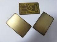 Cartes en bronze en laiton faites sur commande de membre en métal VIP avec grand Chip Slot