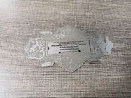 Le label gravé en métal de l'acier inoxydable 304 plaque pour le panneau d'avertissement de marque