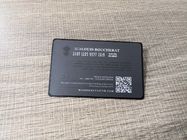 Carte de finition balayée en métal RFID de  1k Nfc pour la banque