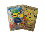l'or en métal de Vmax DX GX Pokemon de carte de collection de Charizard d'épaisseur de 0.4mm a plaqué