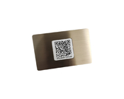 La carte N-tage213/215/216 en métal RFID de Nfc a adapté l'argent aux besoins du client noir