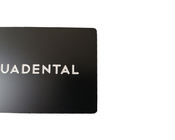 couleur de noir de plat d'Electronc de cartes de visite professionnelle de visite en métal SS304 de 85x54mm