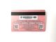 Cartes en plastique de membre en métal de code barres de papier en plastique/chèques-cadeau imprimés adaptés aux besoins du client de PVC de fidélité