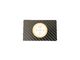 Logo noir 85x54x0.5mm d'impression de Silkscreen de carte de fibre de carbone