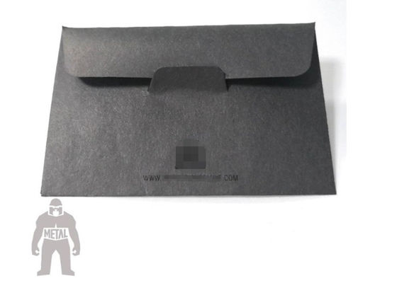 Porte-cartes d'enveloppe de carte principale d'hôtel, poche faite sur commande de chèque-cadeau de papier