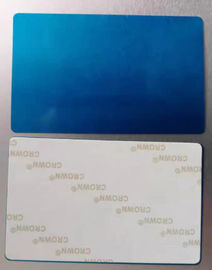 Étiquette en aluminium polie en métal de plat de marque de badge nominatif de cartes de visite professionnelle de visite d'acier inoxydable avec l'autocollant de 3M